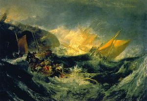 "El naufragio" - J. M. W. Turner